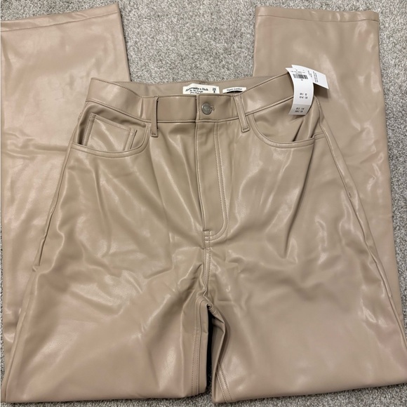 A&F Vegan Leather Pants - Picture 2 of 6